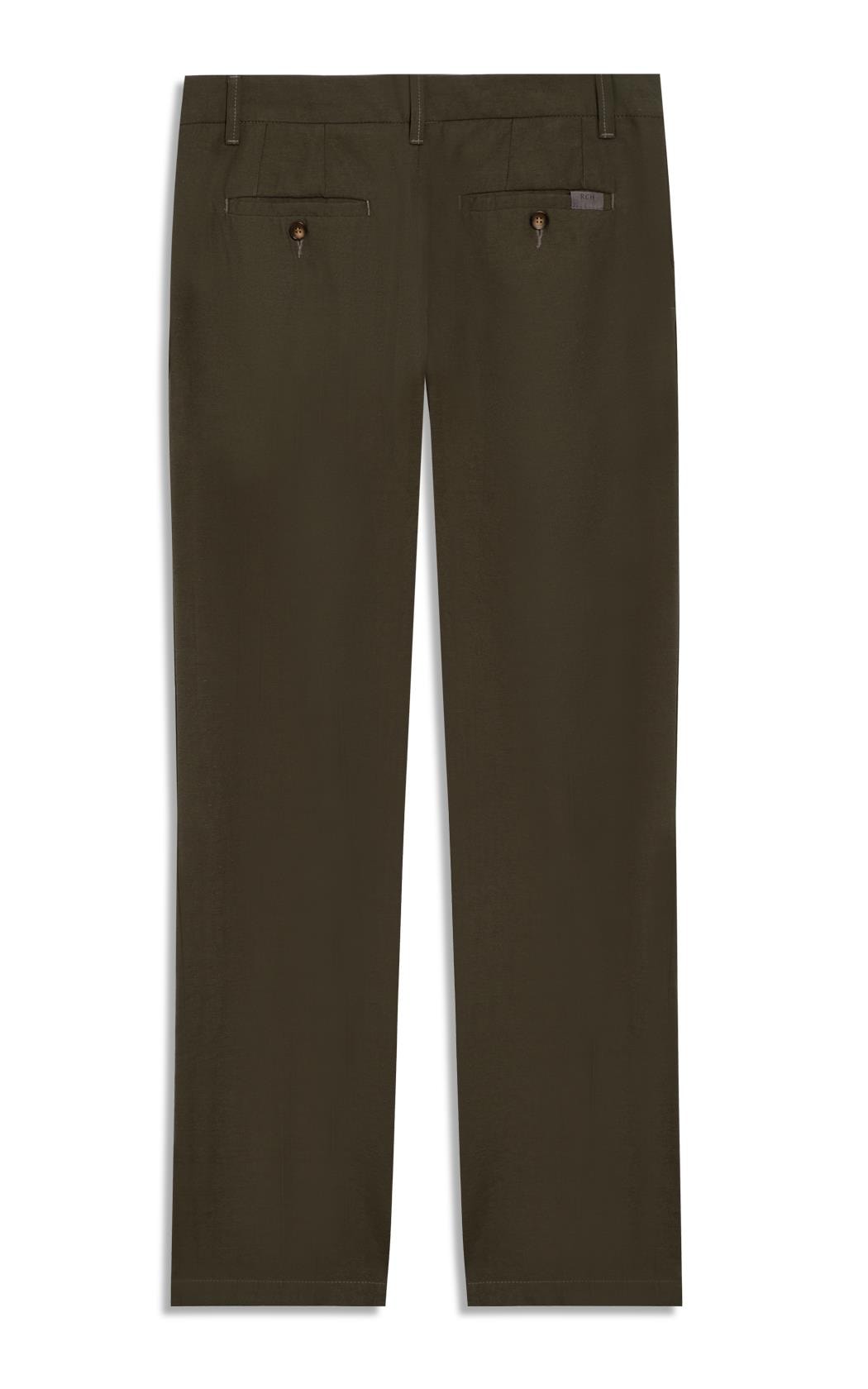 Calça Linho Five Pockets Estonia Verde Militar