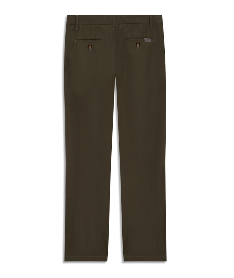 Calça Linho  Chino Classic Marant Verde Militar