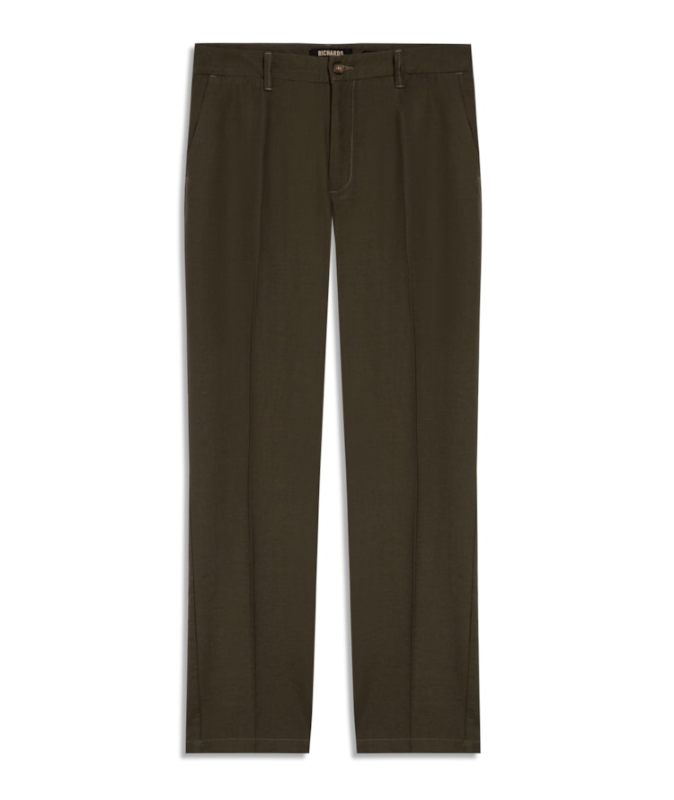 Calça Linho  Chino Classic Marant Verde Militar