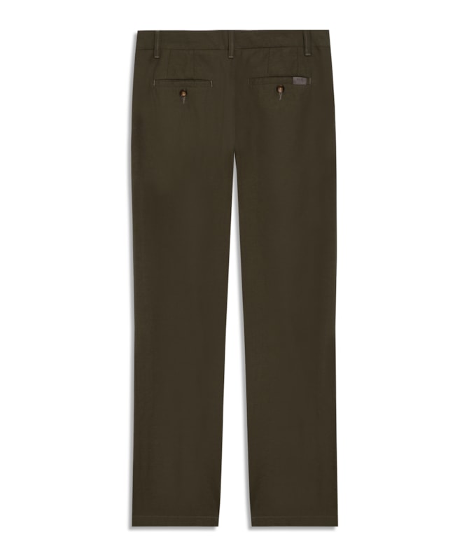 Calça Linho  Chino Classic Marant Verde Militar