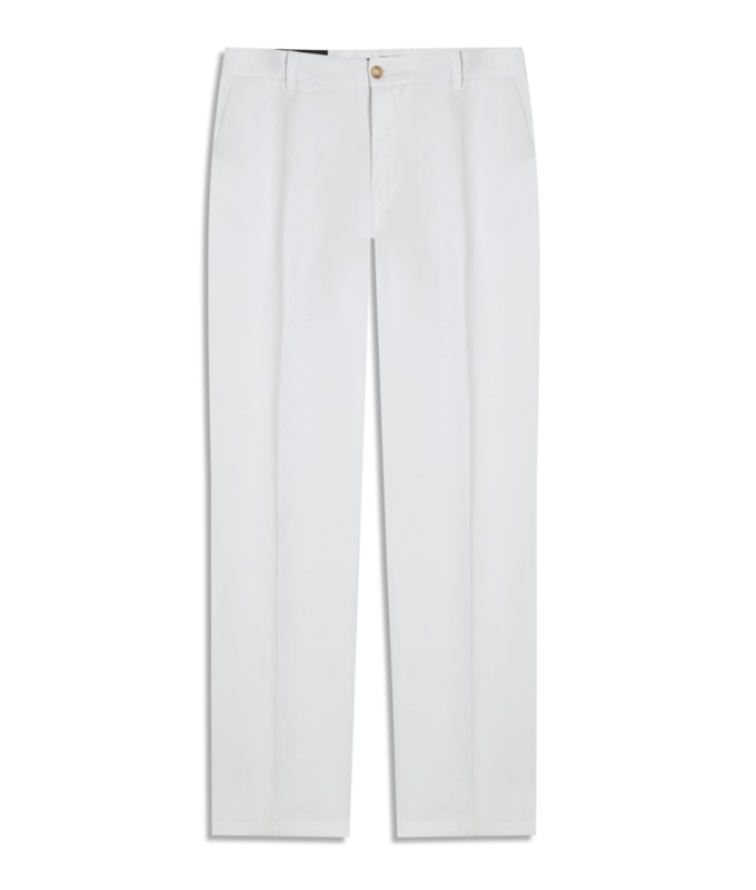 Calça Linho  Chino Classic Off White