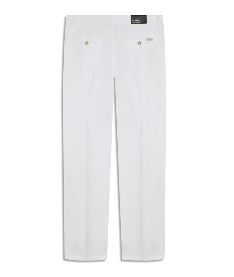 Calça Linho  Chino Classic Off White