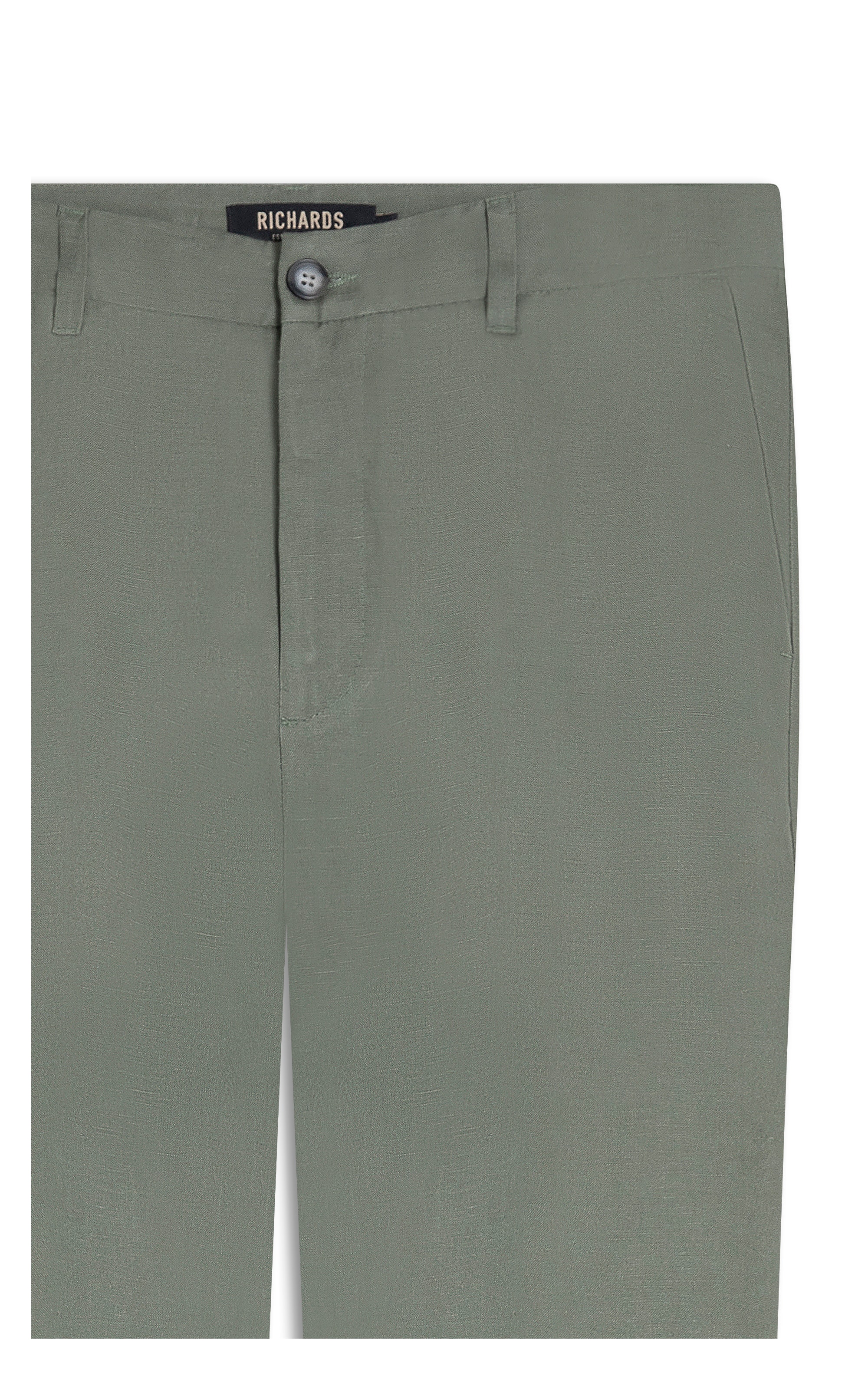Calça Linho  Chino Classic Verde Militar
