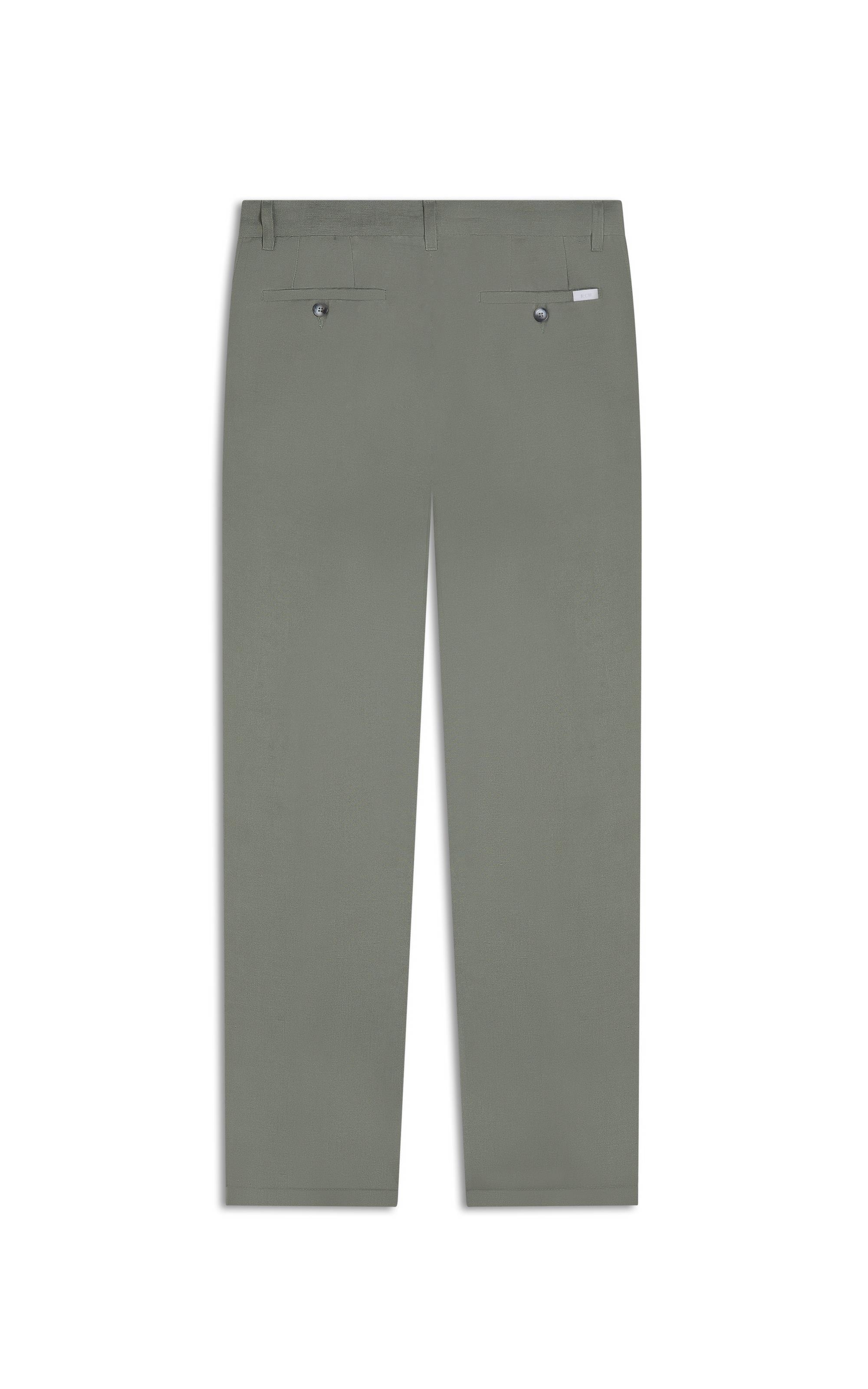 Calça Linho  Chino Classic Verde Militar