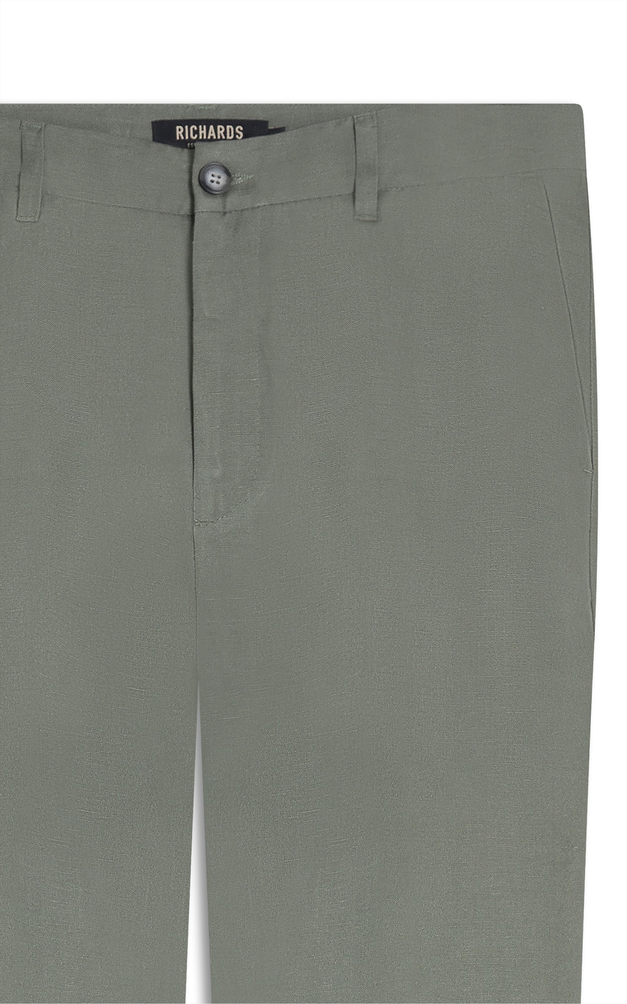 Calça Linho  Chino Classic Verde Militar