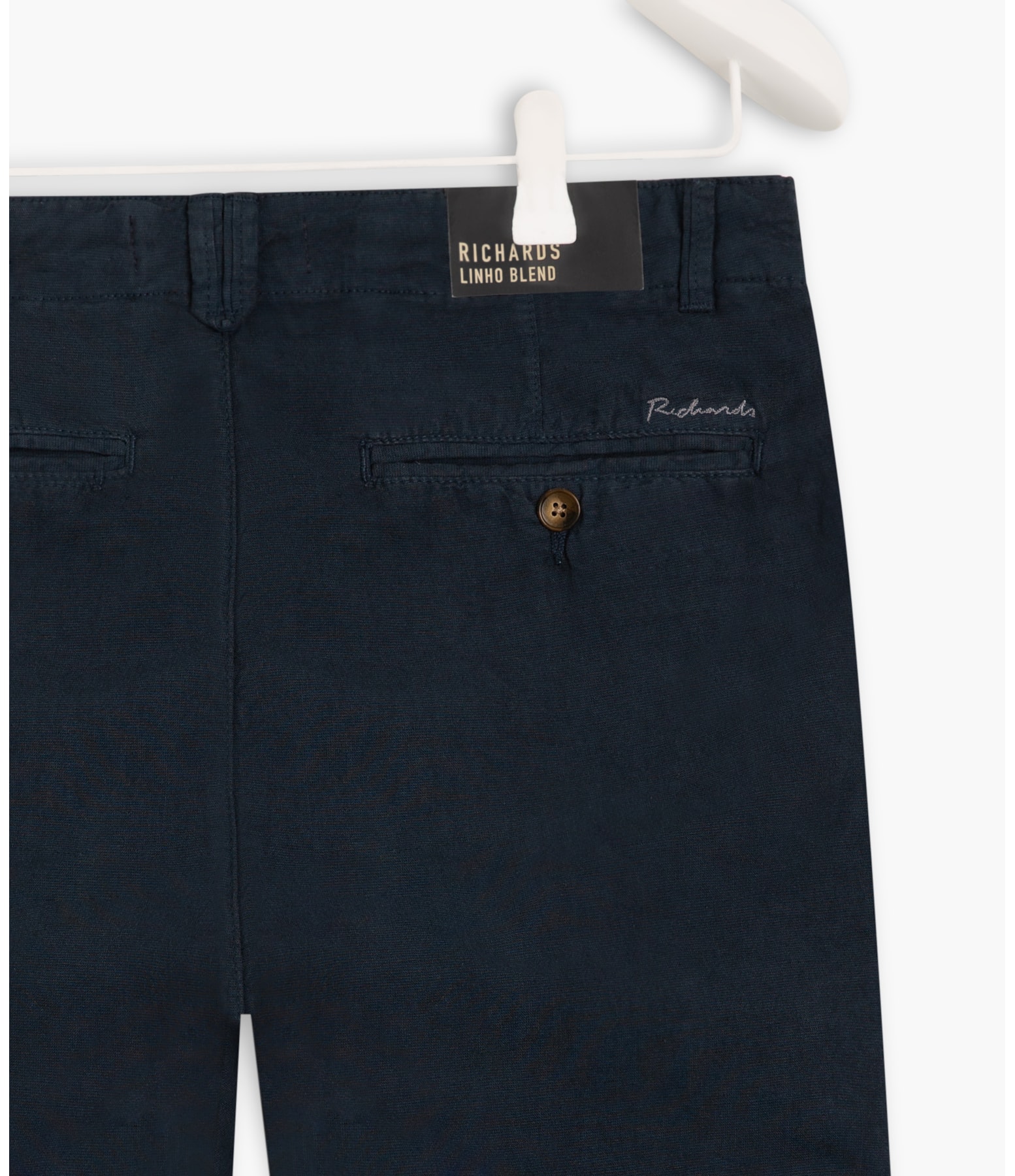 Calça Linho  Chino Dark Navy