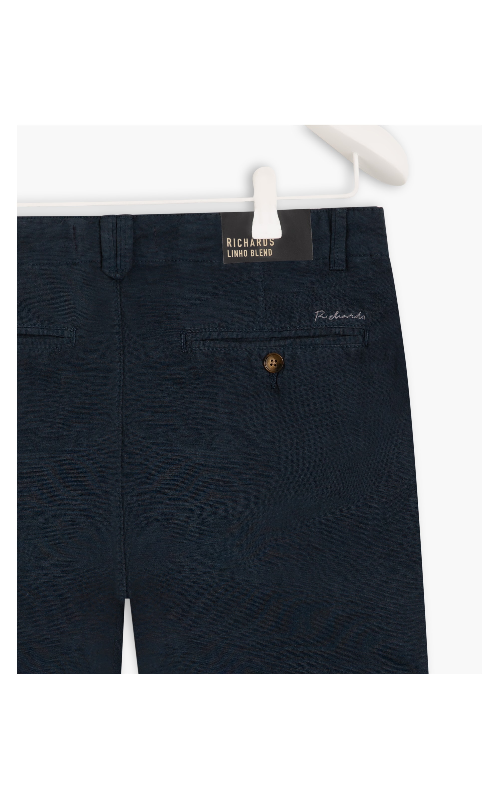 Calça Linho  Chino Dark Navy