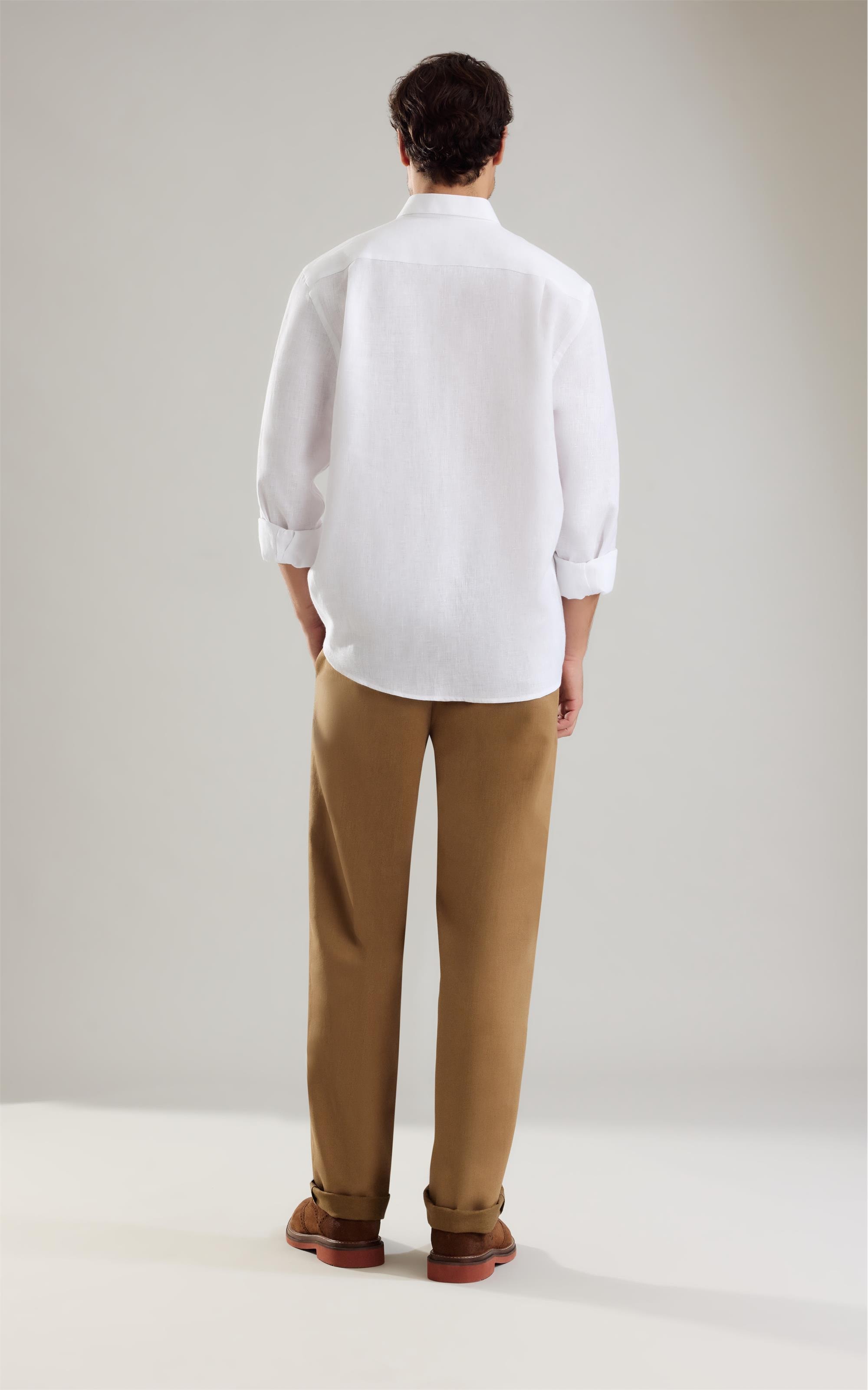 Calça Linho  Chino Estonia Caqui
