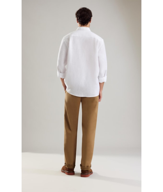 Calça Linho  Chino Estonia Caqui