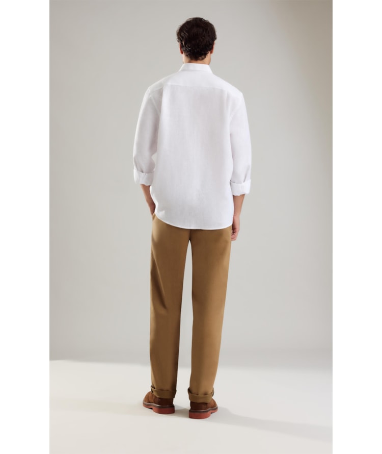 Calça Linho  Chino Estonia Caqui