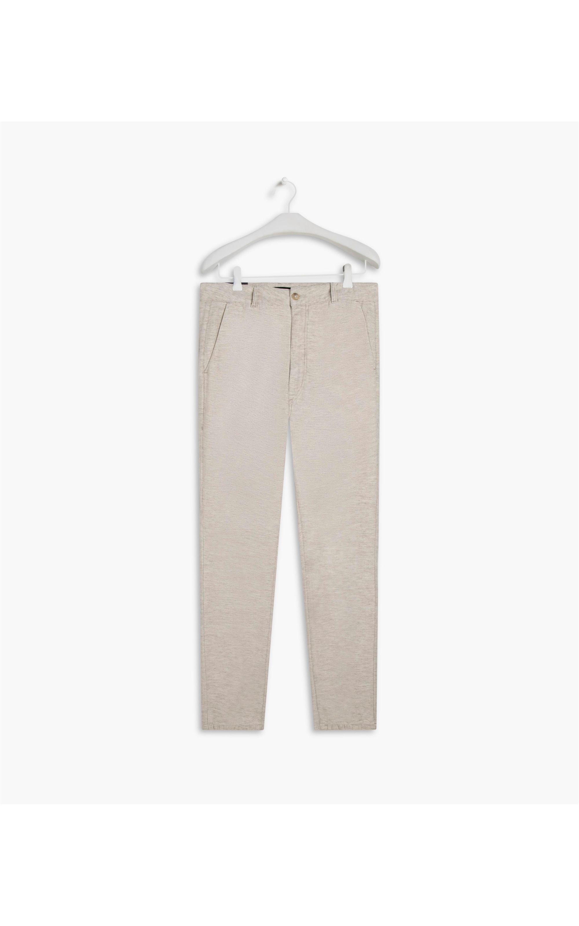 Calça Linho  Chino Estonia Natural