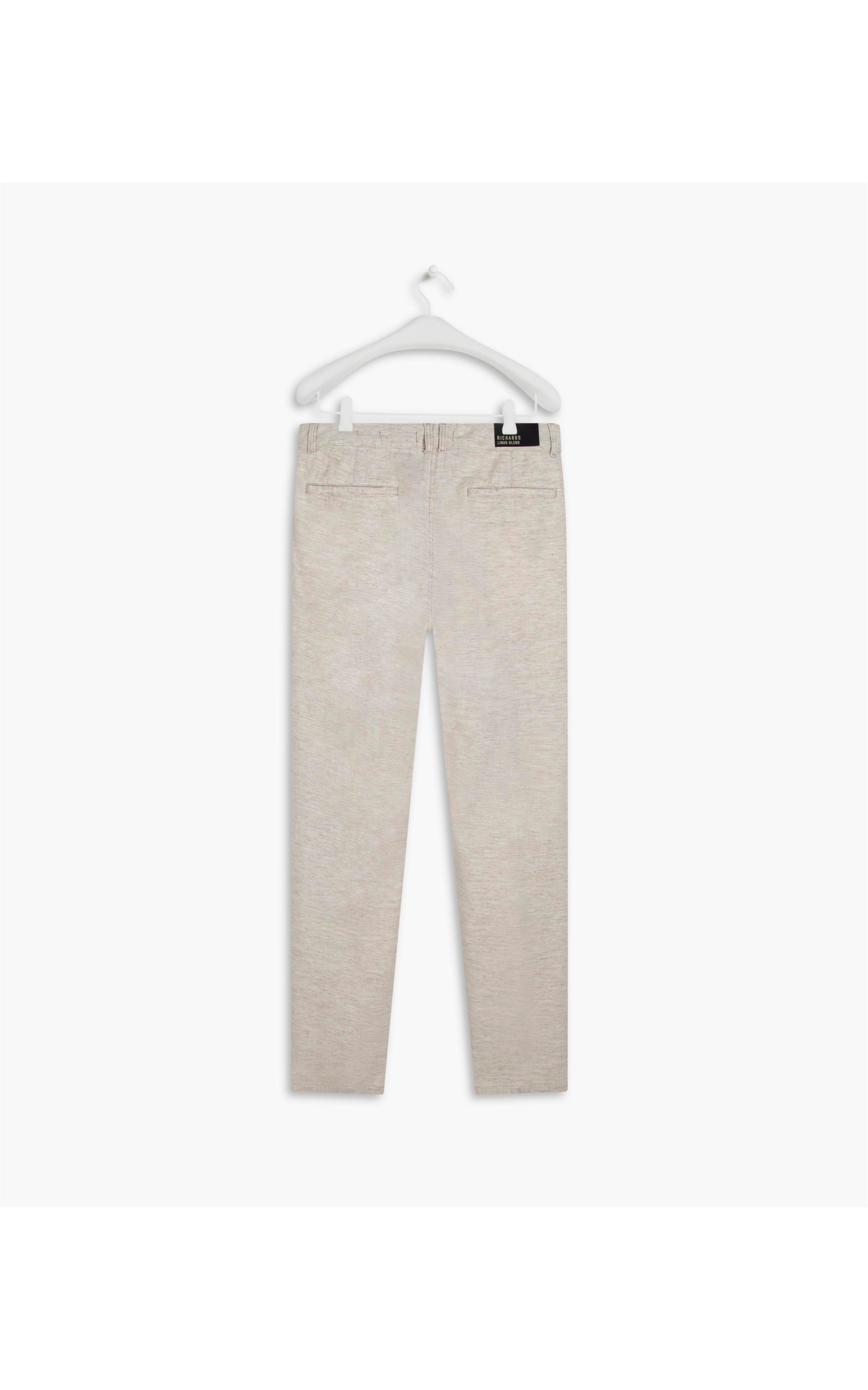 Calça Linho  Chino Estonia Natural