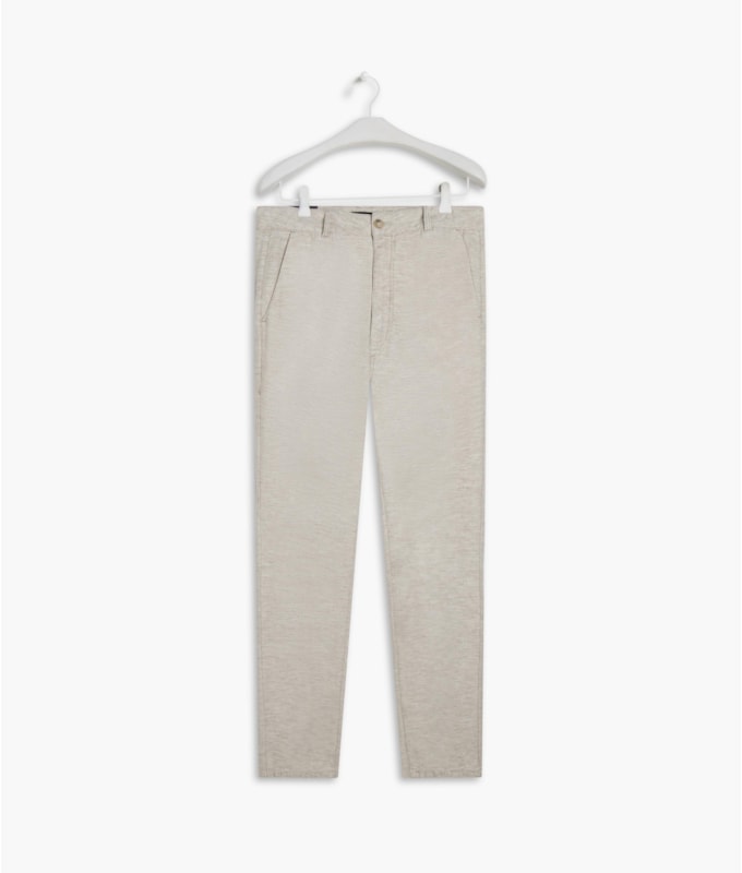 Calça Linho  Chino Estonia Natural