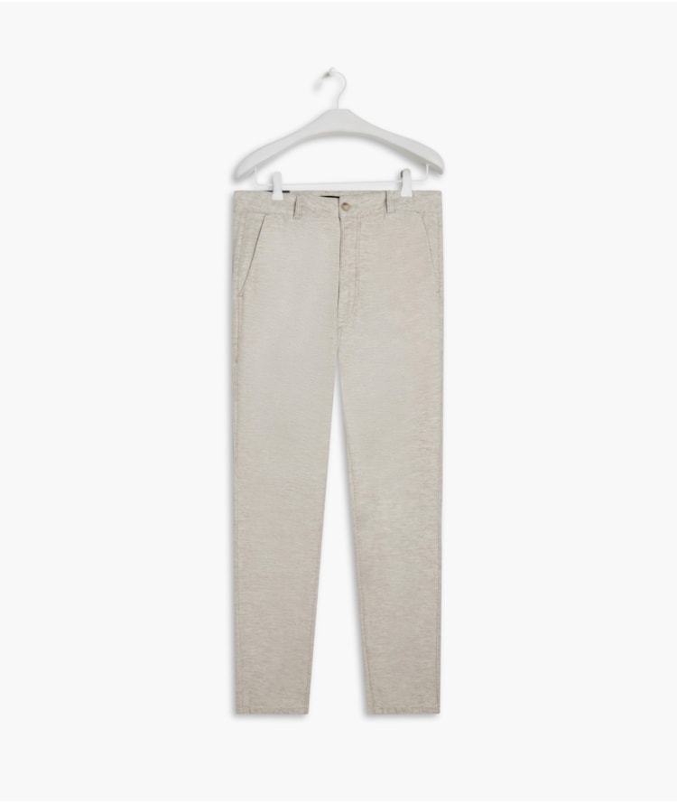 Calça Linho  Chino Estonia Natural
