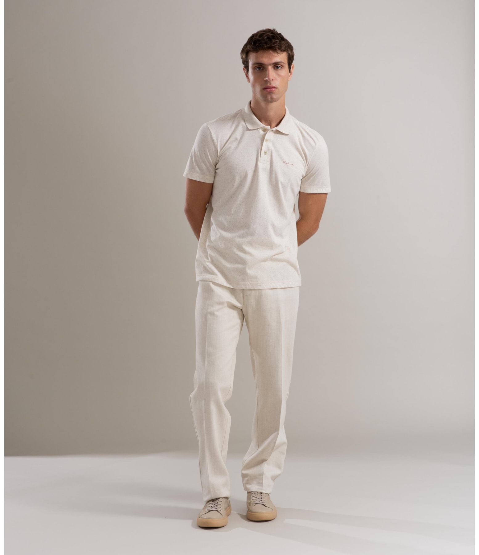 Calça Linho  Chino Estonia Natural