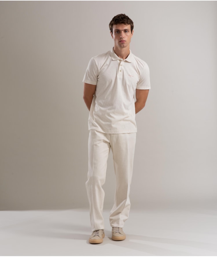 Calça Linho  Chino Estonia Natural