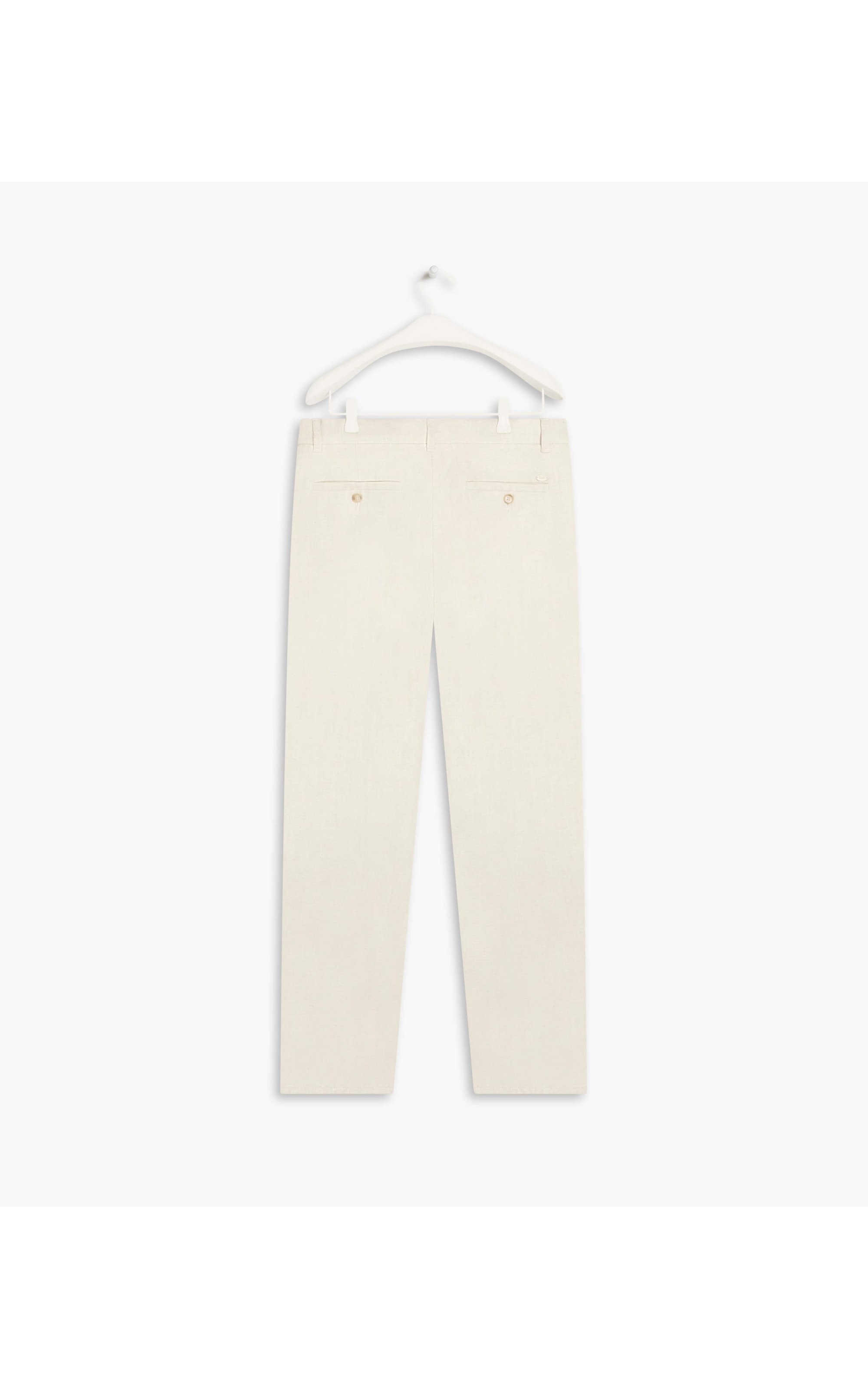 Calça Linho  Chino Estonia Natural