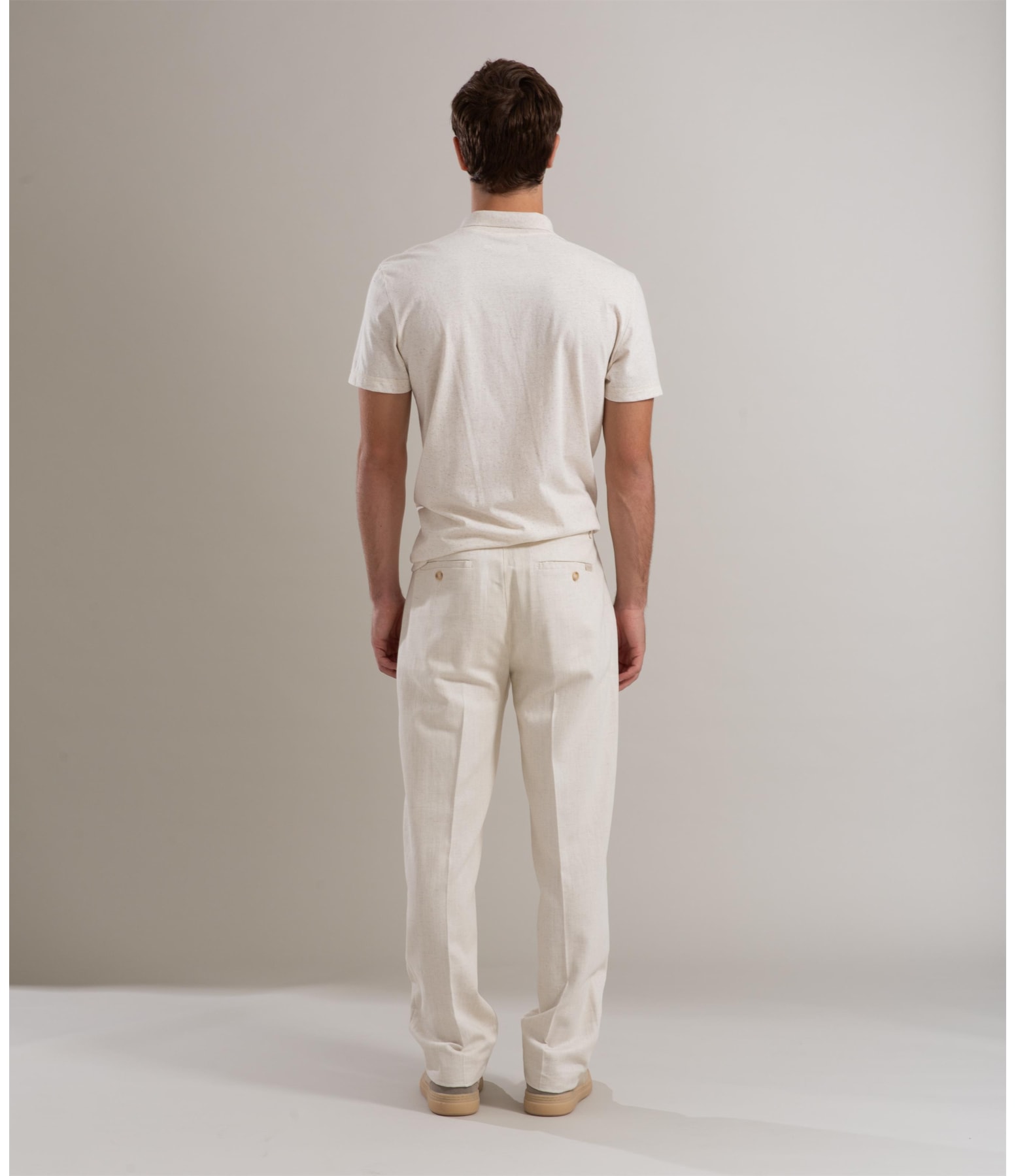 Calça Linho  Chino Estonia Natural