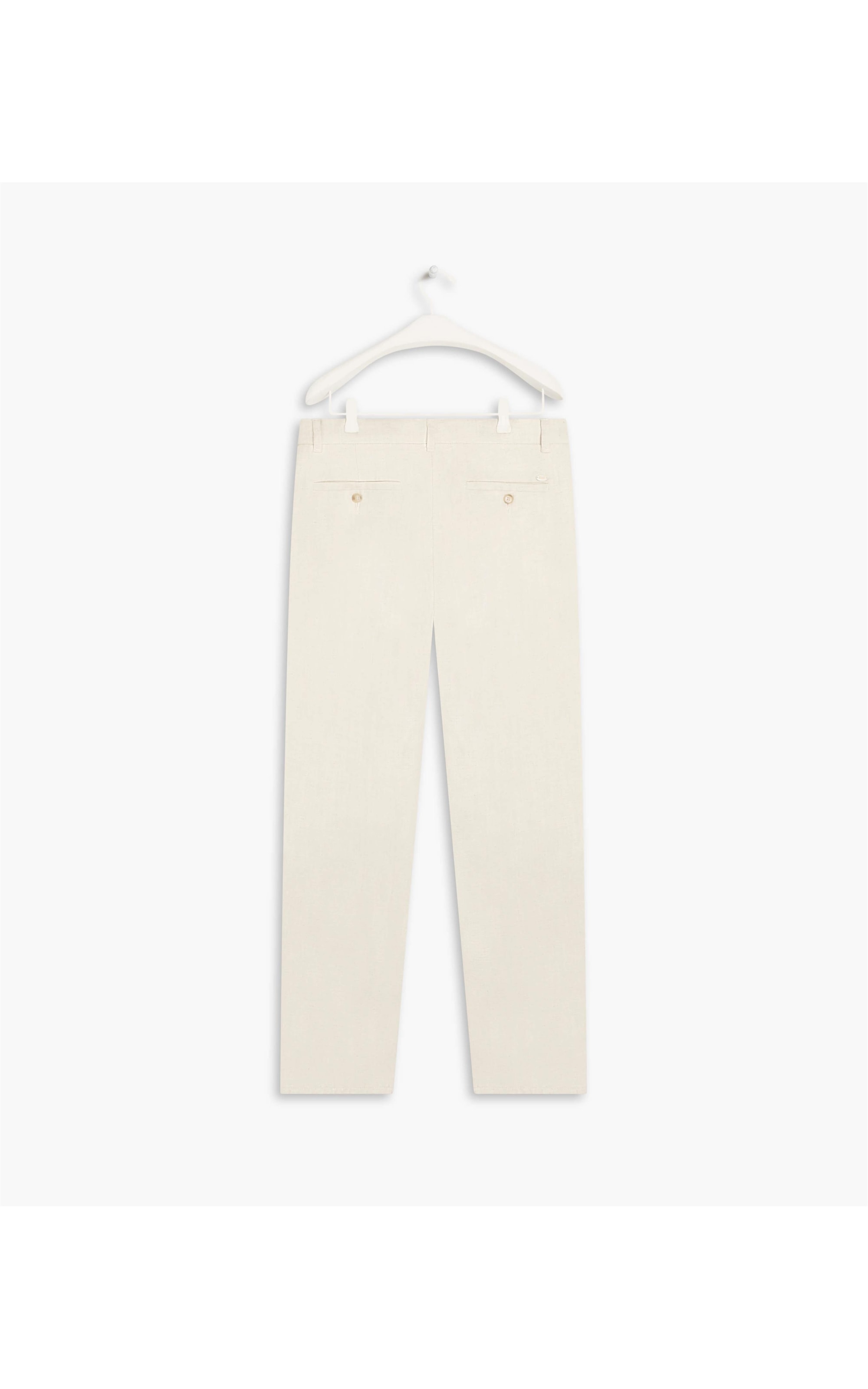 Calça Linho  Chino Estonia Natural