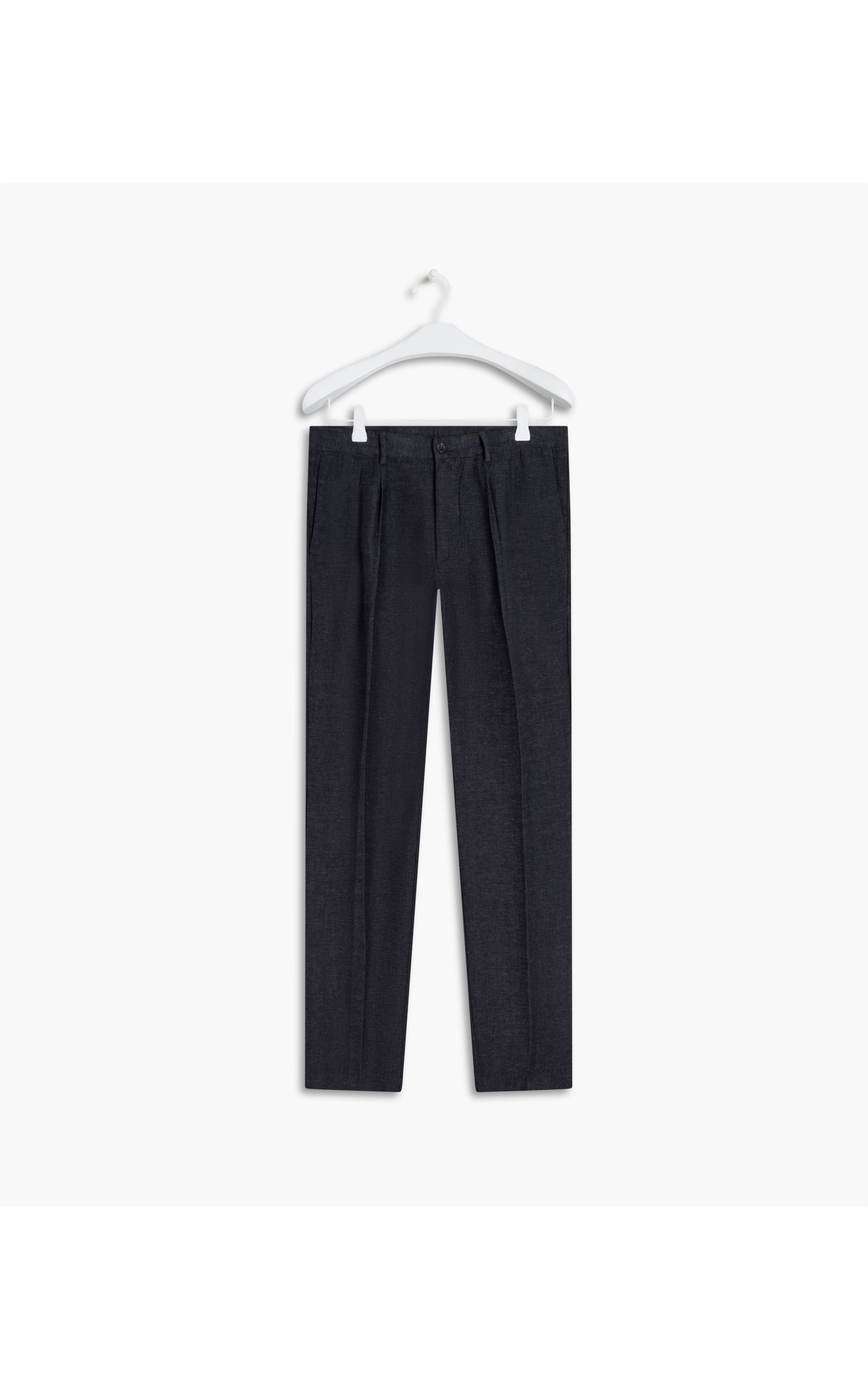 Calça Linho  Chino Line Ethno Preto