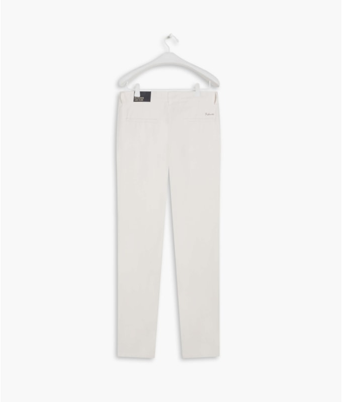 Calça Linho  Chino Linsar Branco