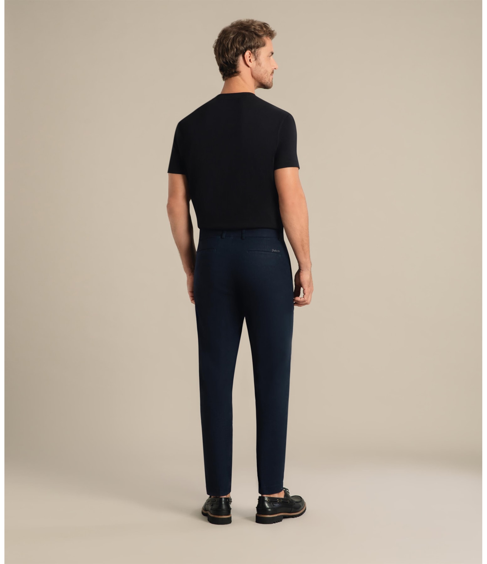 Calça Linho  Chino Linsar Marinho
