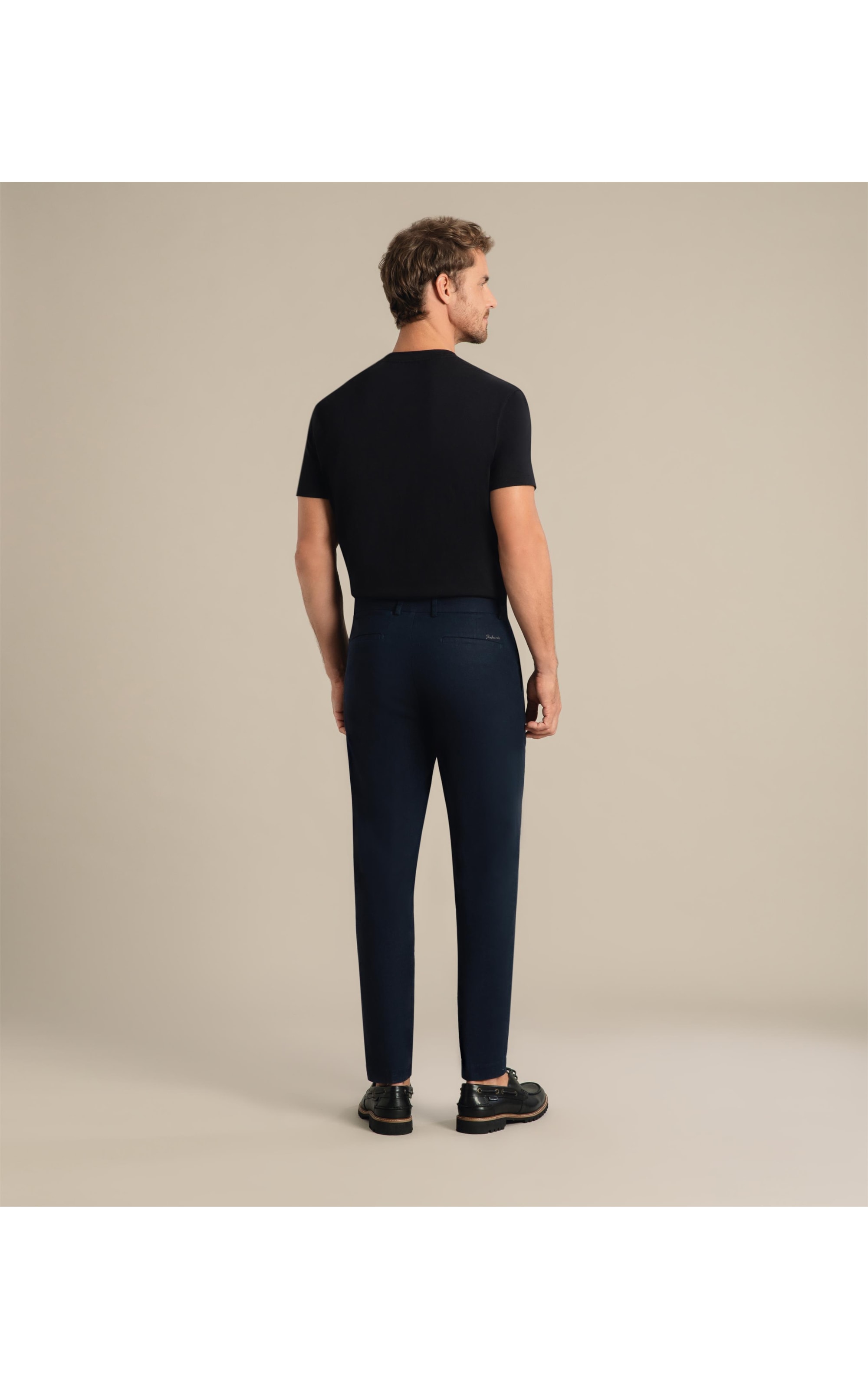 Calça Linho  Chino Linsar Marinho