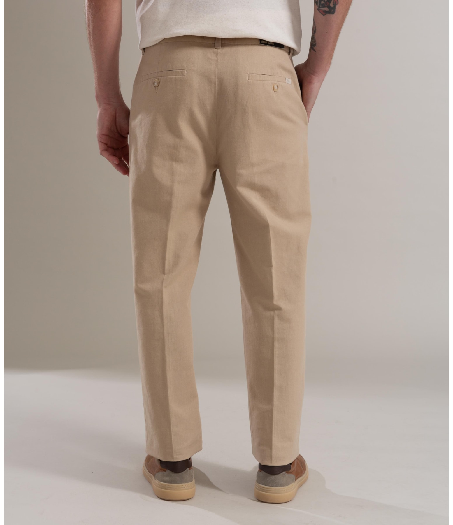 Calça Linho  Chino Liric Caqui