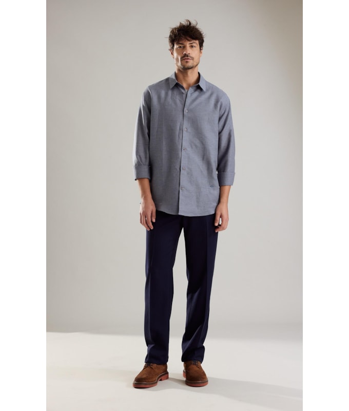 Calça Linho  Chino Marant Dark Navy