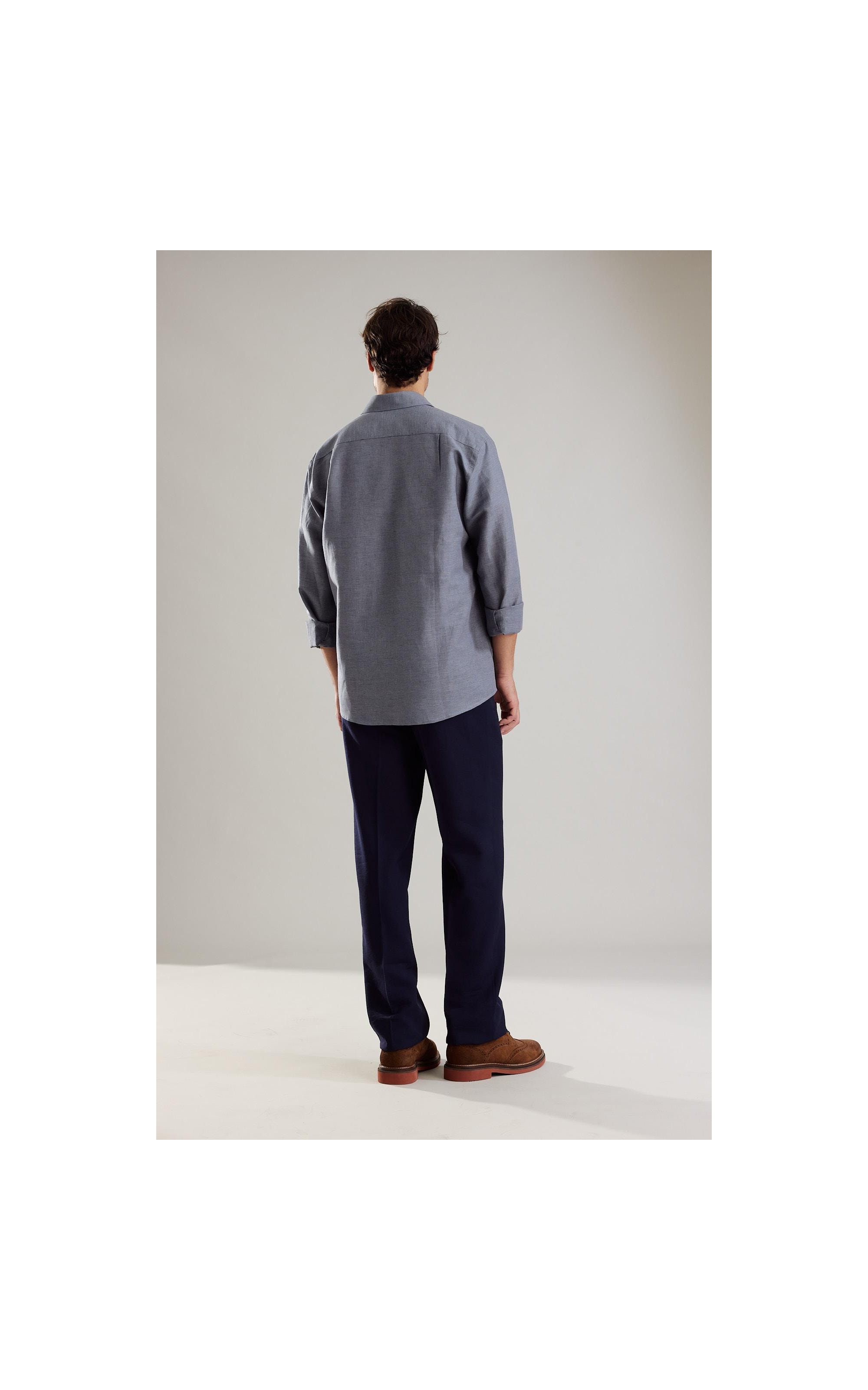 Calça Linho  Chino Marant Dark Navy