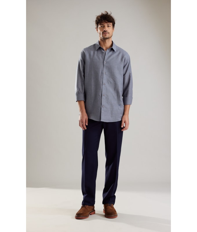Calça Linho  Chino Marant Dark Navy