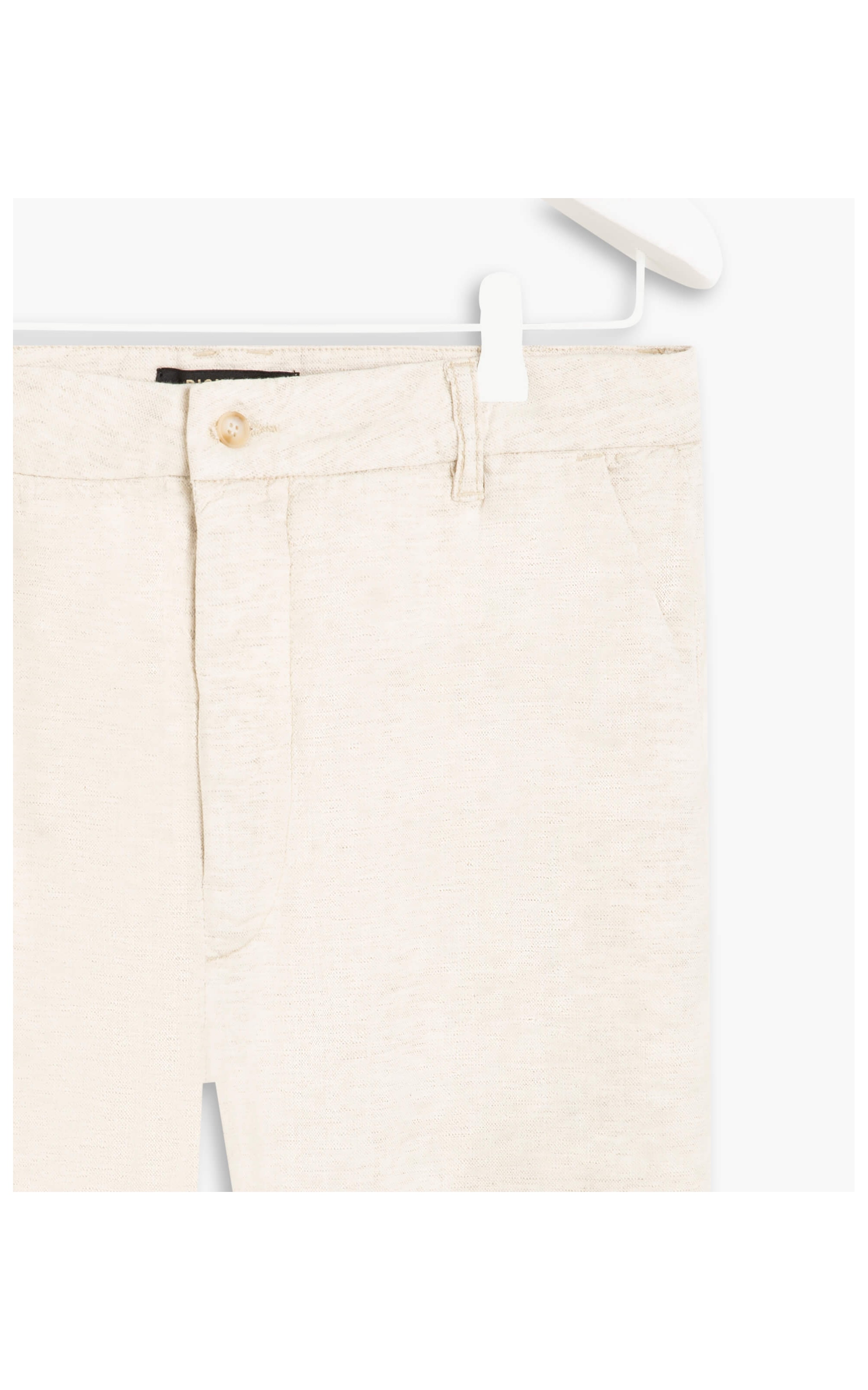 Calça Linho  Chino Panama Natural