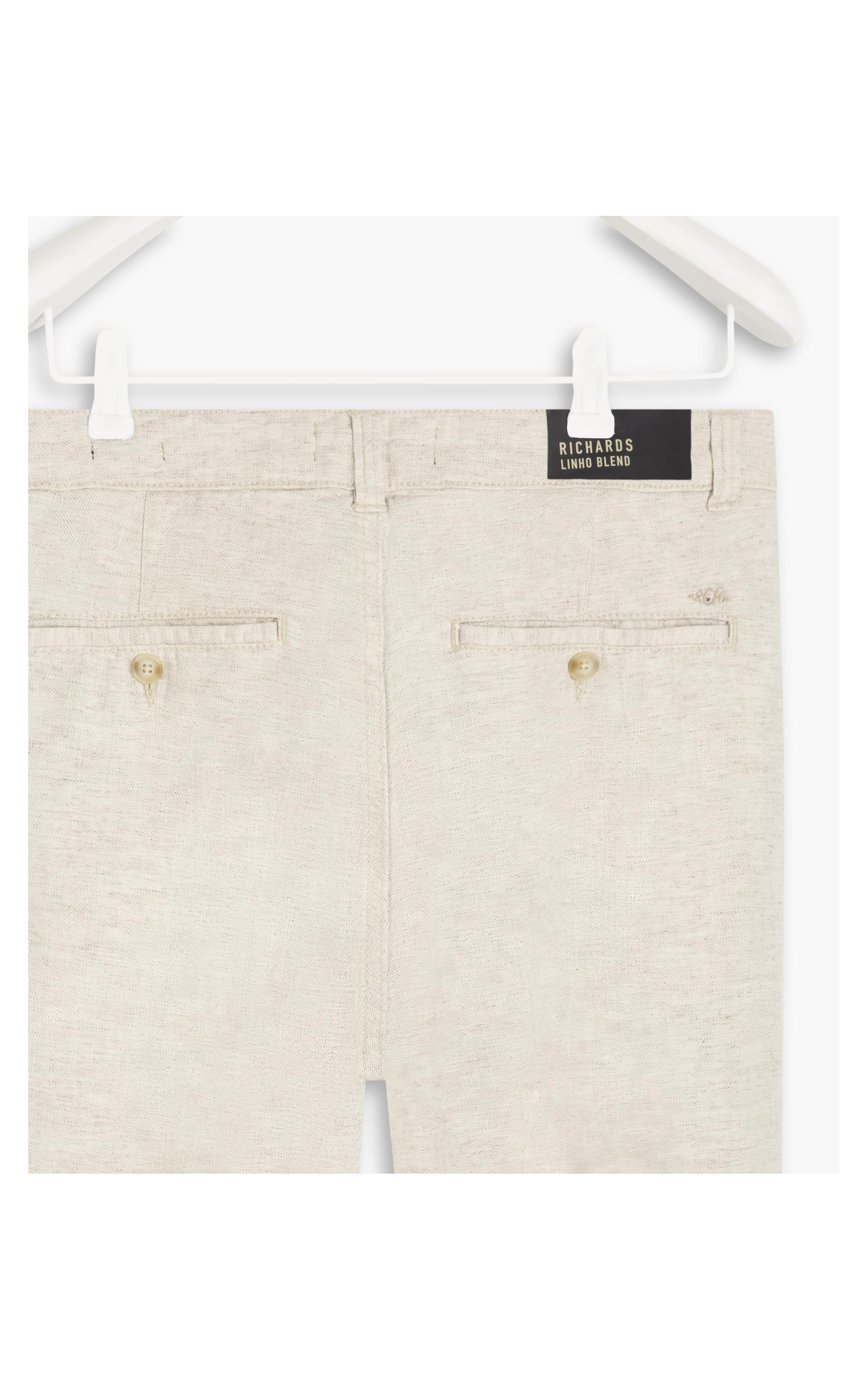 Calça Linho  Chino Panamá Natural