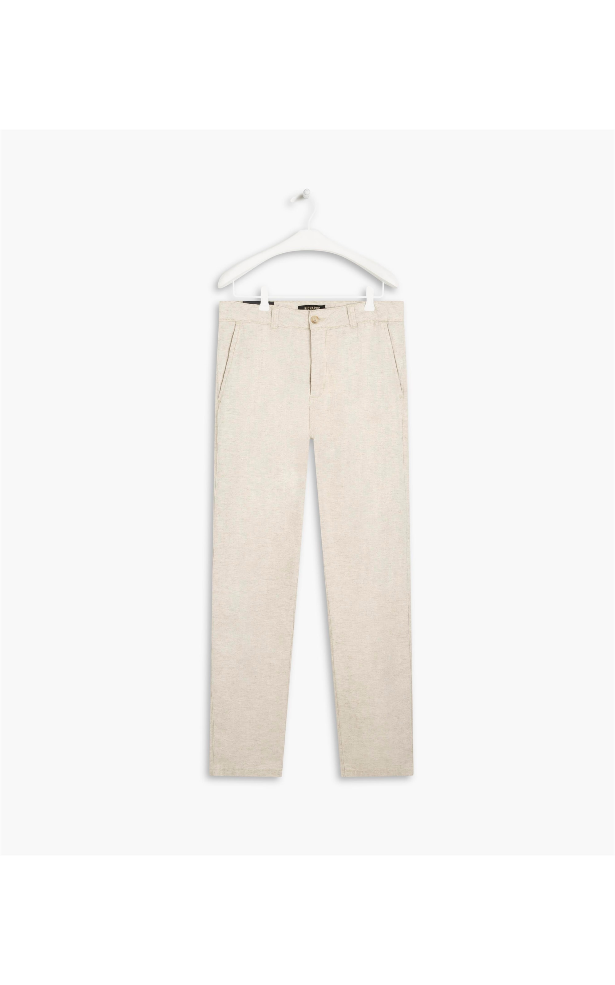 Calça Linho  Chino Panamá Natural