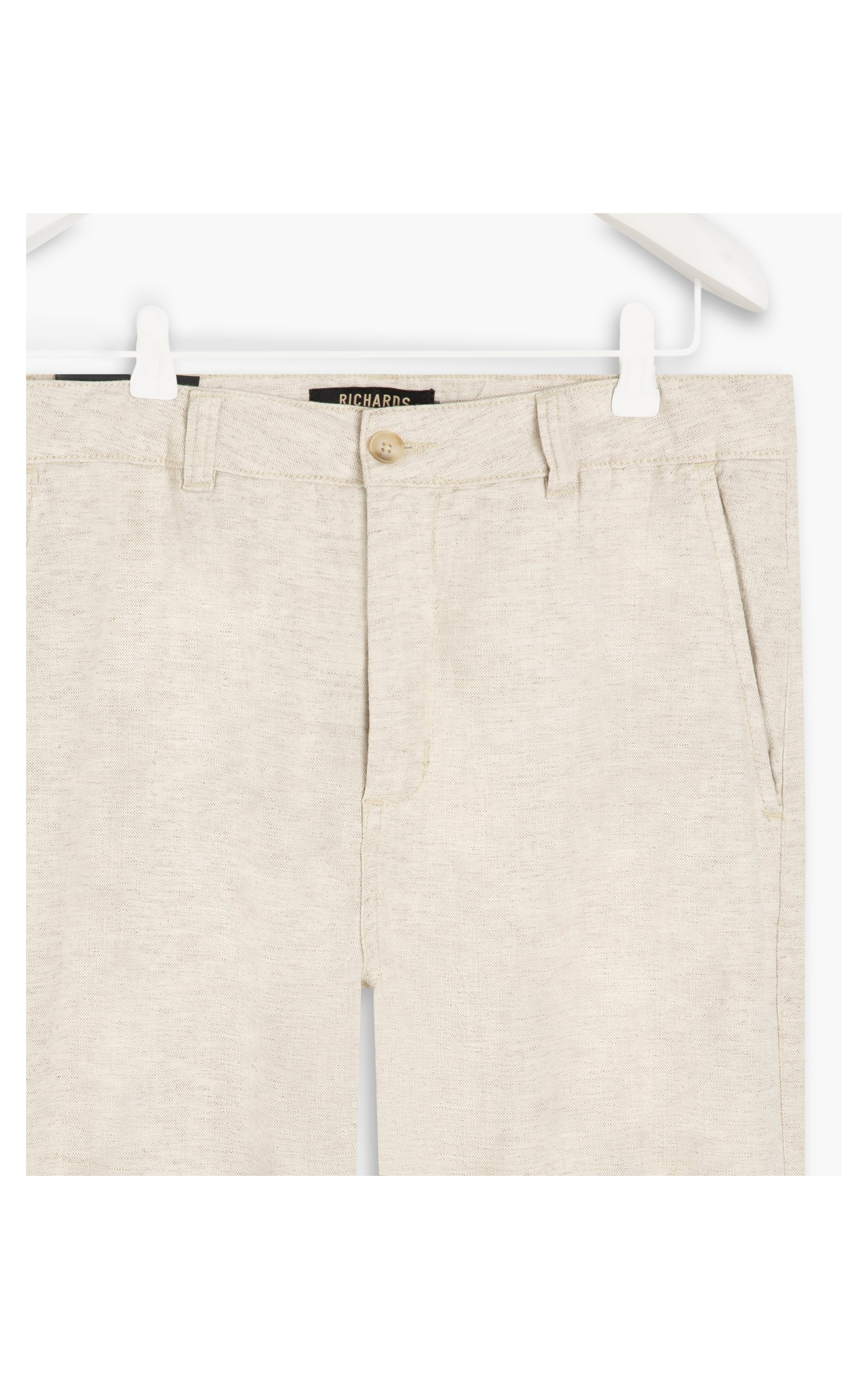 Calça Linho  Chino Panamá Natural