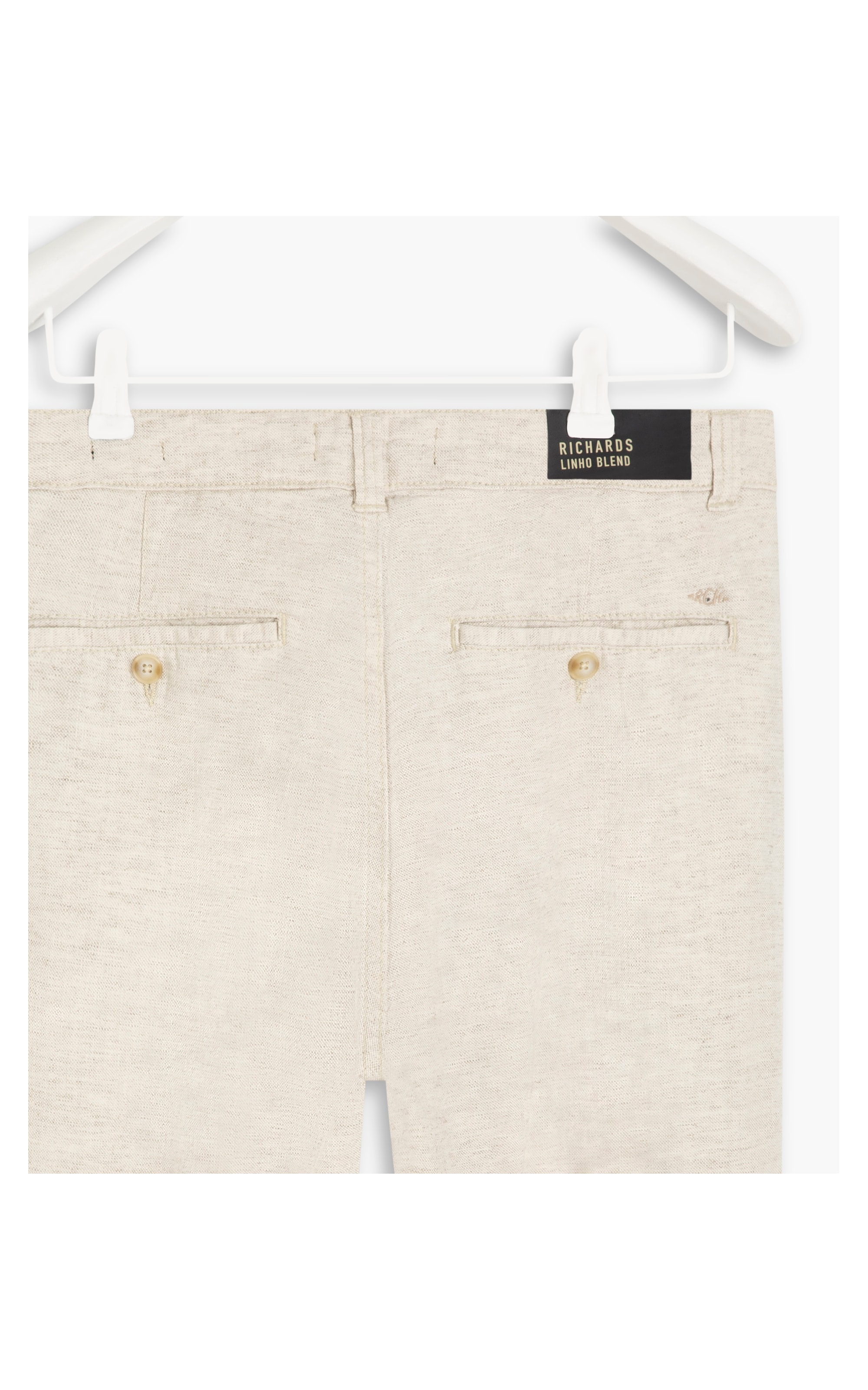 Calça Linho  Chino Panamá Natural
