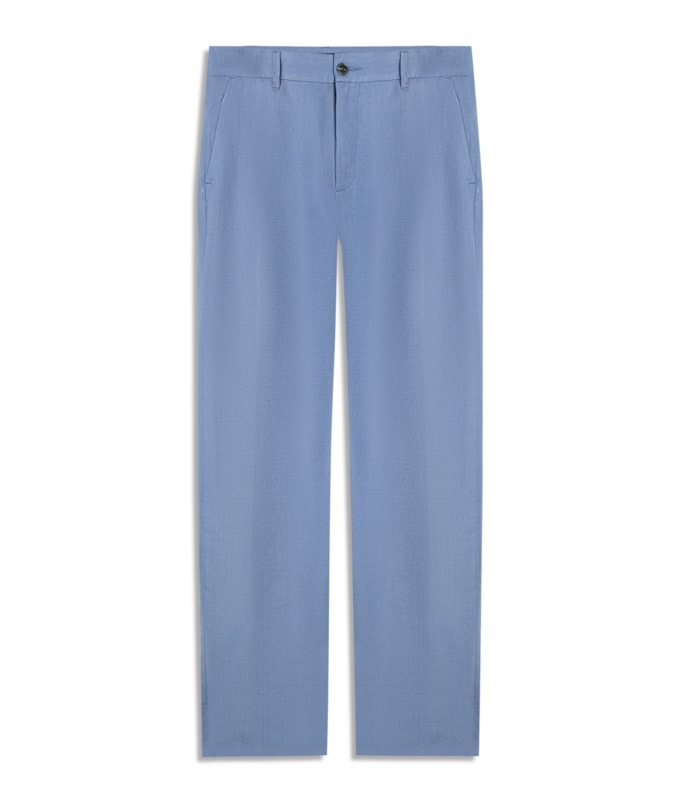 Calça Linho  Chino Tolit Azul Seco