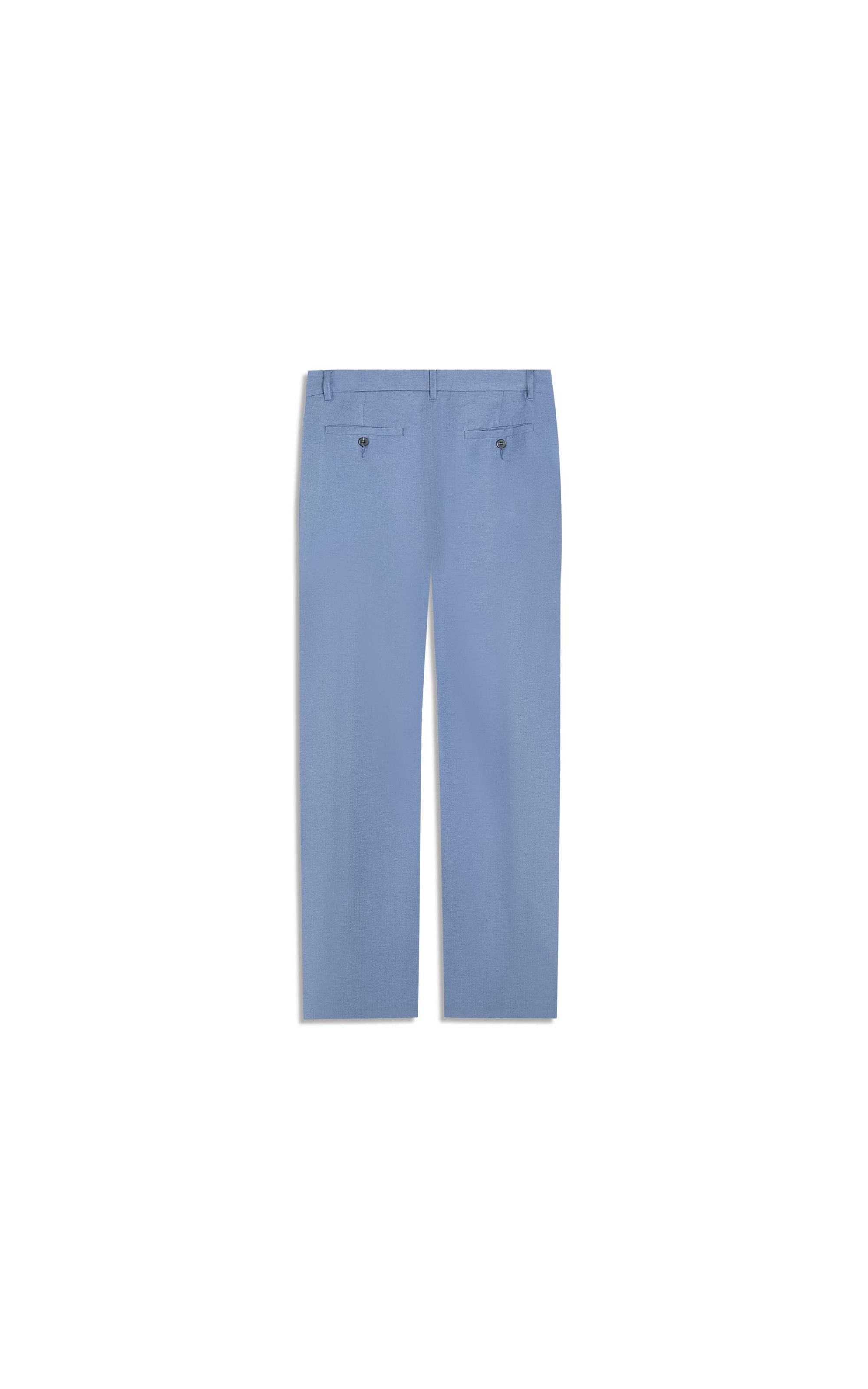 Calça Linho  Chino Tolit Azul Seco