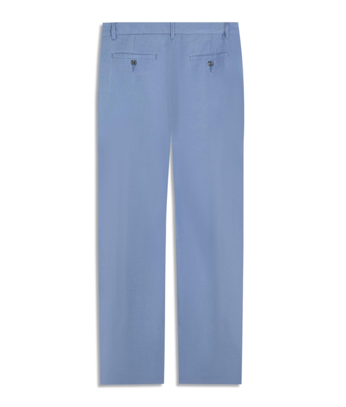 Calça Linho  Chino Tolit Azul Seco