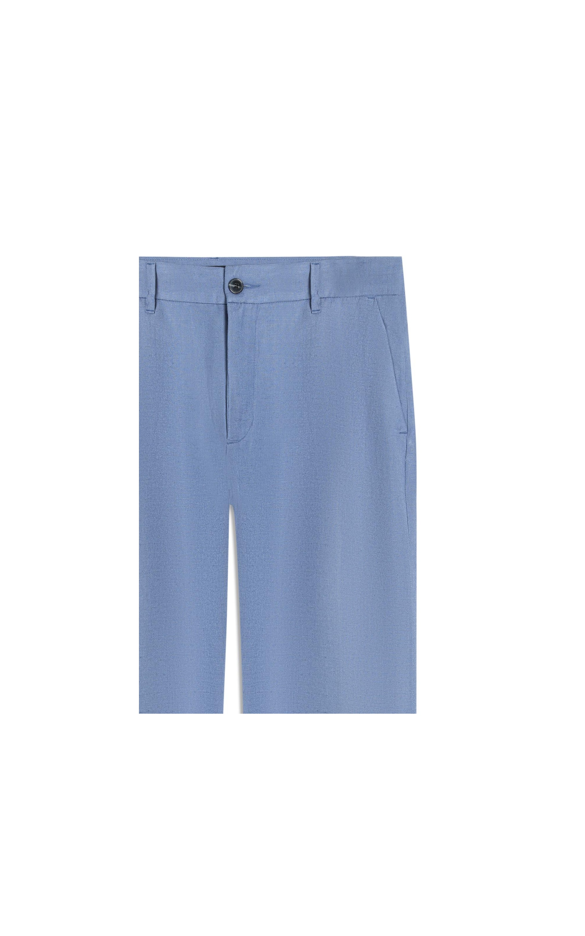 Calça Linho  Chino Tolit Azul Seco