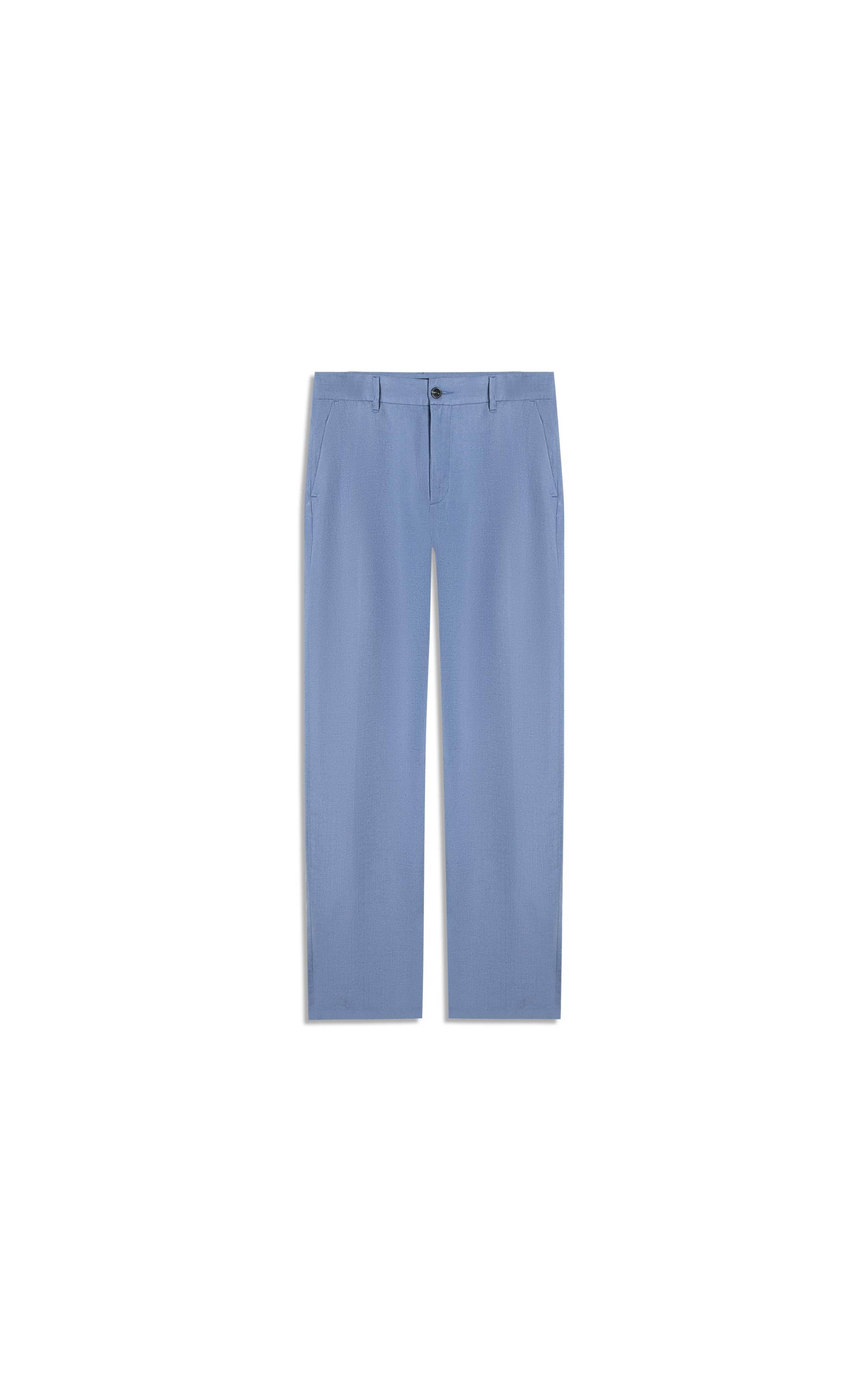 Calça Linho  Chino Tolit Azul Seco