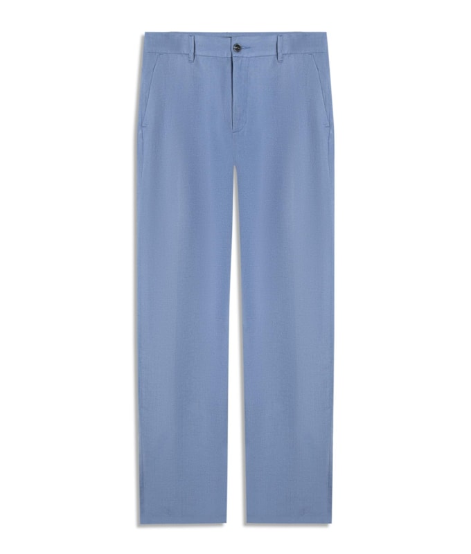 Calça Linho  Chino Tolit Azul Seco