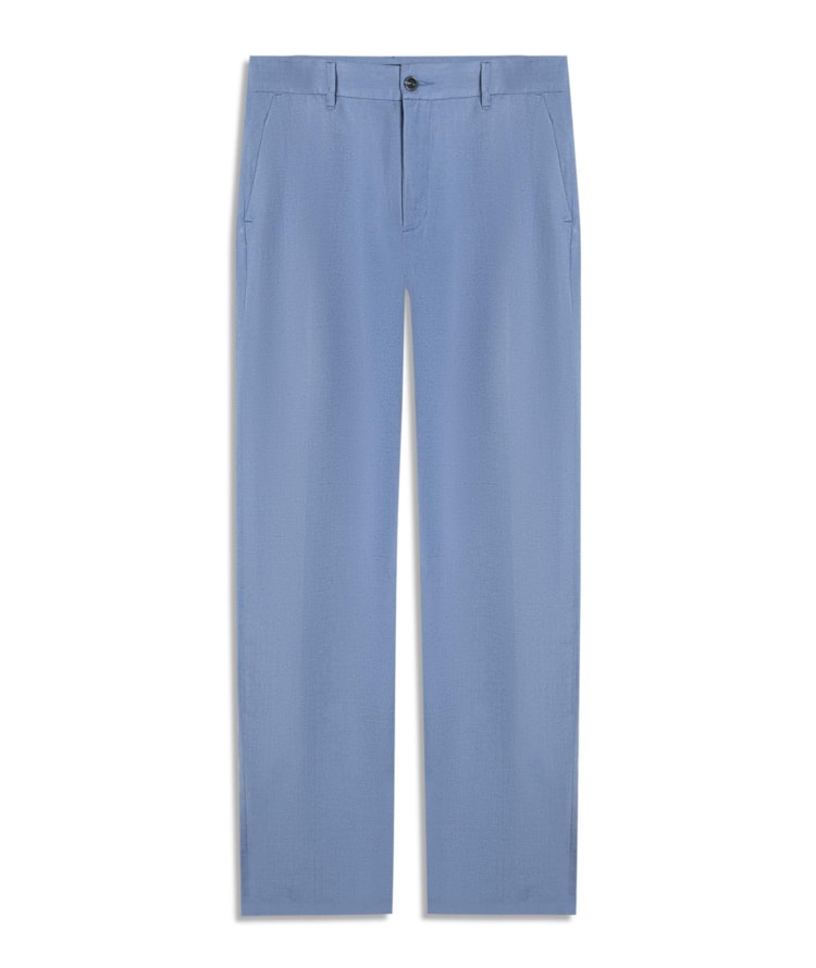 Calça Linho  Chino Tolit Azul Seco