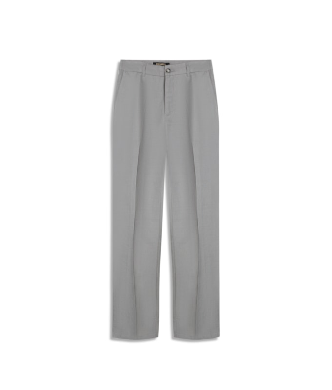 Calça Linho  Chino Tolit Cinza Medio
