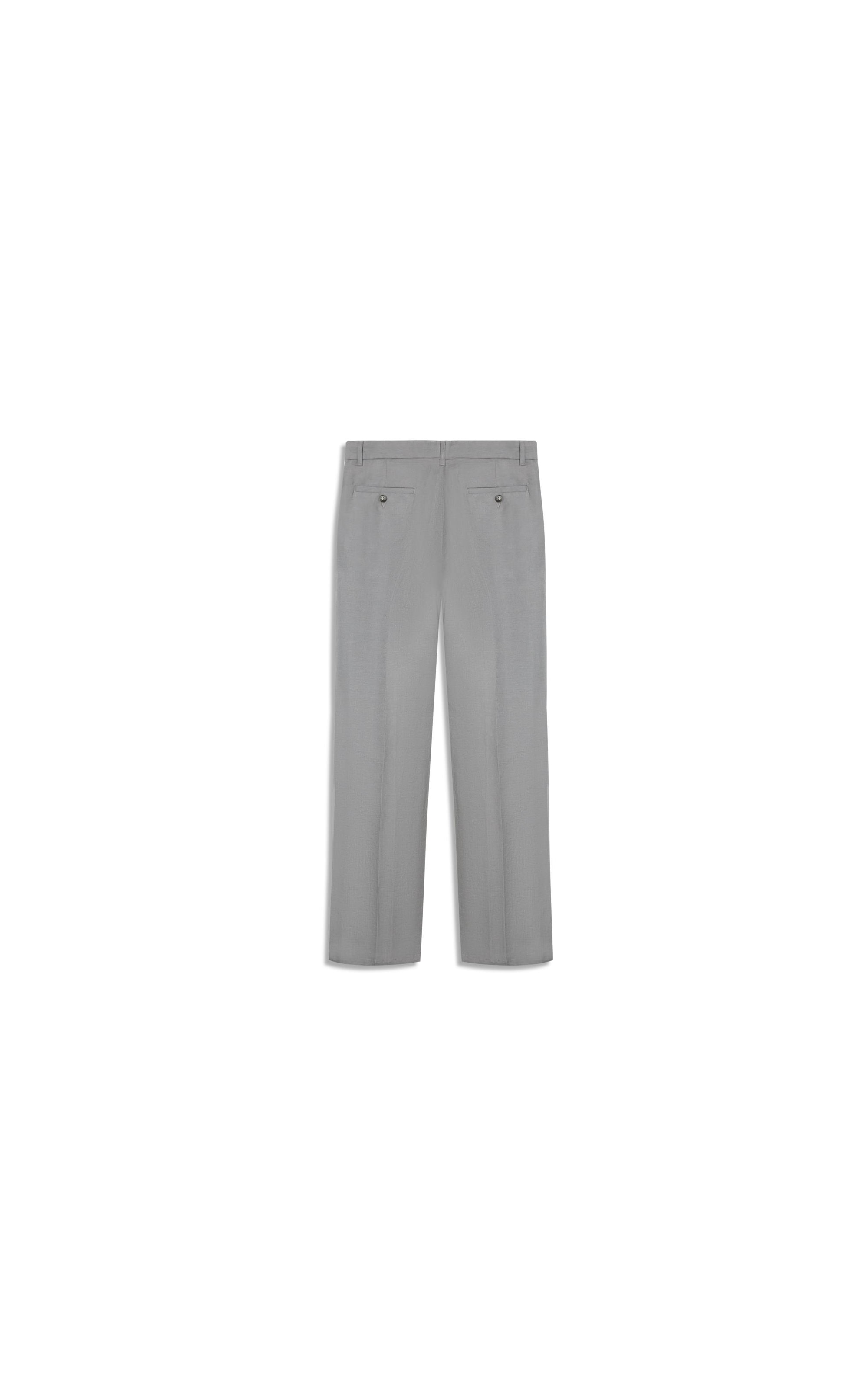 Calça Linho  Chino Tolit Cinza Medio