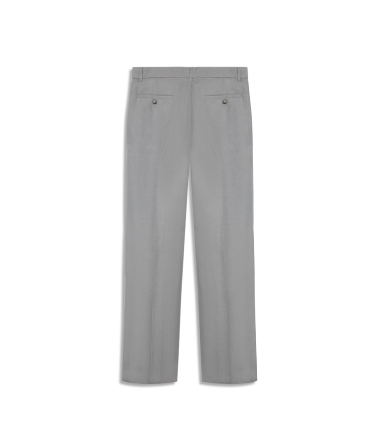 Calça Linho  Chino Tolit Cinza Medio