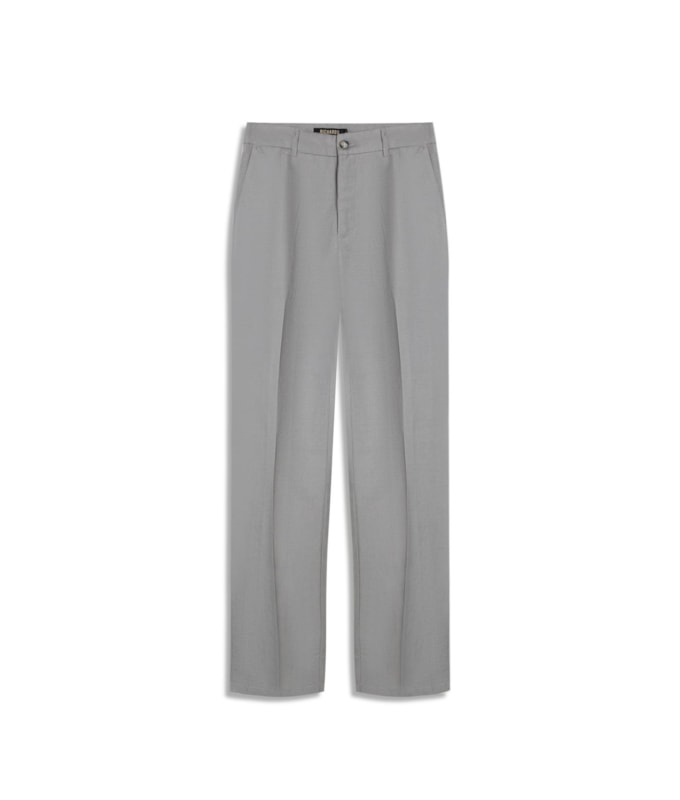 Calça Linho  Chino Tolit Cinza Medio