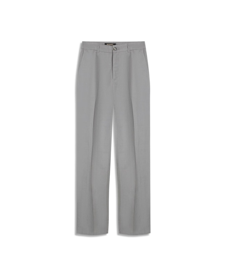 Calça Linho  Chino Tolit Cinza Medio