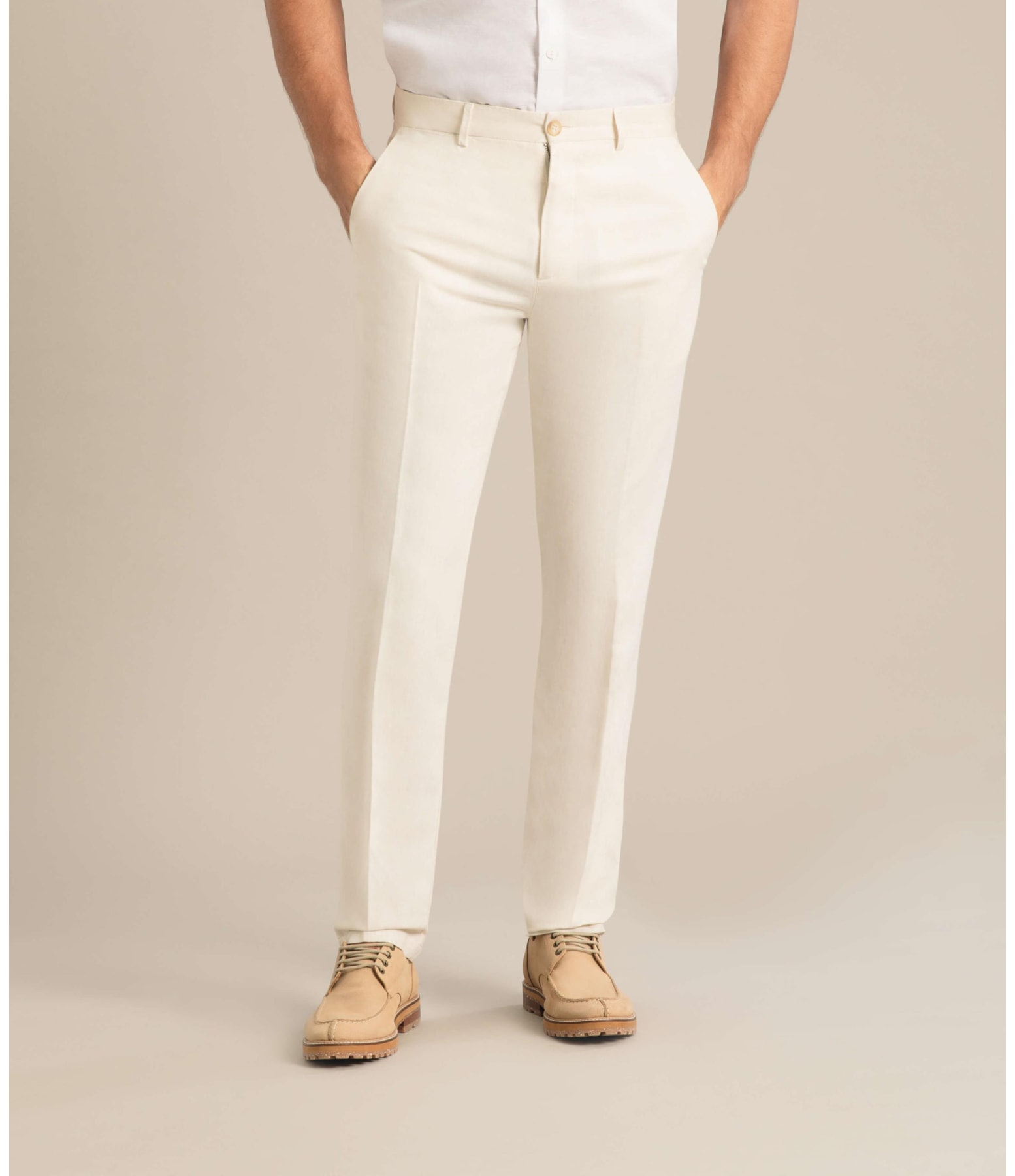 Calça Linho  Chino Tolit Natural