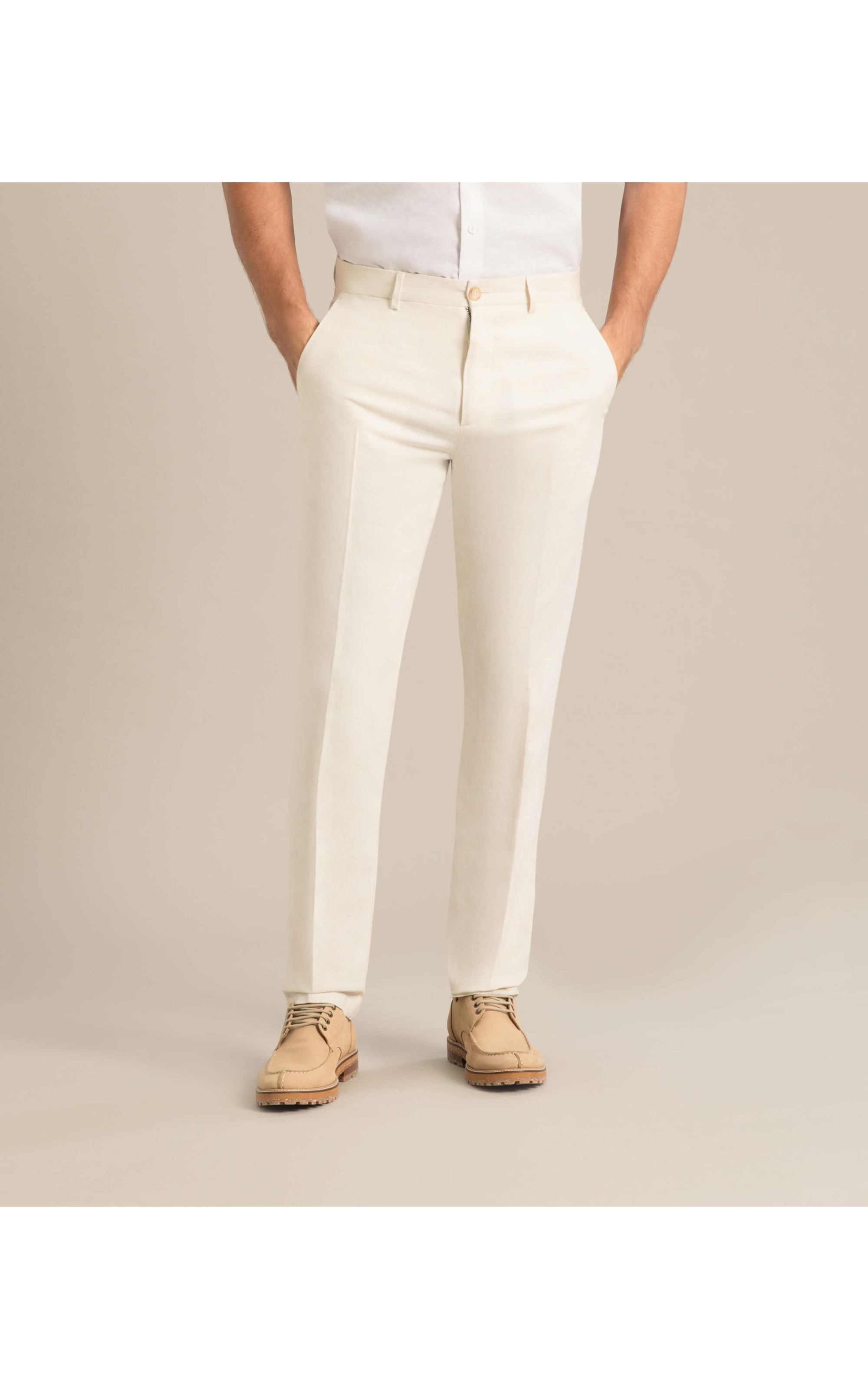 Calça Linho  Chino Tolit Natural